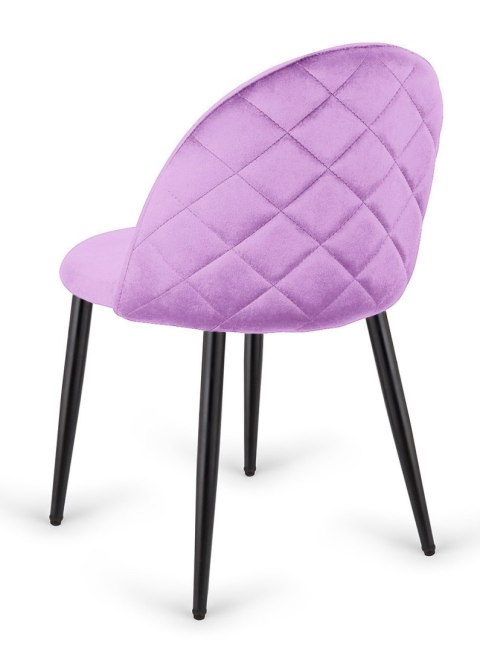 Krzesło tapicerowane GLORIA VIOLET VELVET OUTLET Lugano Krzesło tapicerowane GLORIA VIOLET VELVET OUTLET Lugano
