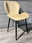 Krzesło tapicerowane MONTI VELVET BEIGE Lugano