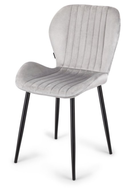 Krzesło tapicerowane MONTI VELVET GREY Lugano Krzesło tapicerowane MONTI VELVET GREY Lugano