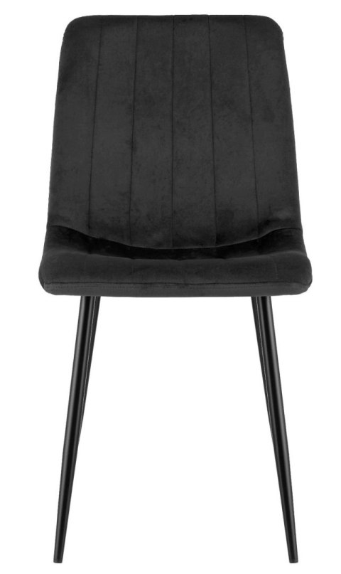 Krzesło tapicerowane OREO SQ VELVET BLACK Lugano Krzesło tapicerowane OREO SQ VELVET BLACK Lugano