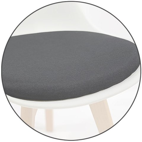Krzesło TOSCANA LIGHT GREY - Grey Fabric II Lugano Krzesło TOSCANA LIGHT GREY - Grey Fabric II Lugano