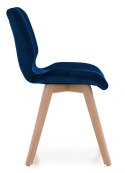 Krzesło tapicerowane SOPHIA VELVET BLUE II gatunek Lugano