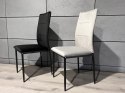 Krzesło tapicerowane VALVA DUO VELVET GREY Lugano