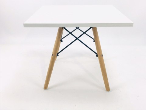Stolik kawowy kwadratowy CAPRI BIANCO 45 cm OUTLET Lugano