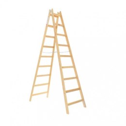 DRABINA DREWNIANA MALARSKA DWUSTRONNA 2x9* BEST TOOLS BEST TOOLS