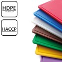 Deska do krojenia HACCP do mięsa GN 1/1 czerwona - Hendi 826010 Hendi