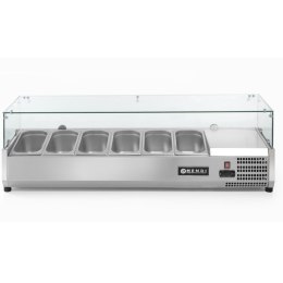 Nadstawa z witryną chłodniczą 6 x GN 1/3 szer. 140cm - Hendi 232972 ARKTIC