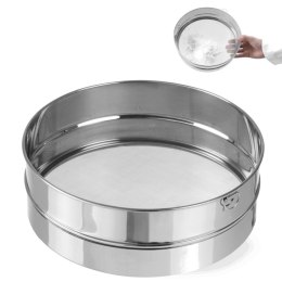 Sito cukiernicze gęste do przesiewania cukru pudru śr. 407mm stalowe - Hendi 637821 Hendi
