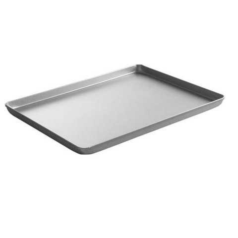 Taca cukiernicza piekarnicza ekspozycyjna z aluminium 600x400x20mm srebrna - Hendi 808511 Hendi
