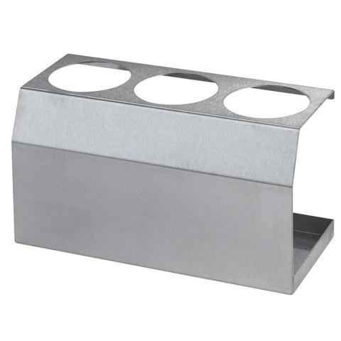 Ekspozytor stojak stalowy do butelek dyspenserów do sosów 3 x 0.35L śr. 55mm - Hendi 557976 Hendi