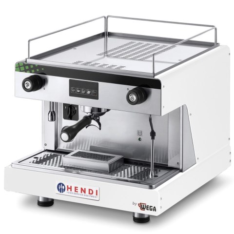 Ekspres kolbowy do kawy Top Line by WEGA 1 grupowy elektroniczny biały 2.9kW Hendi