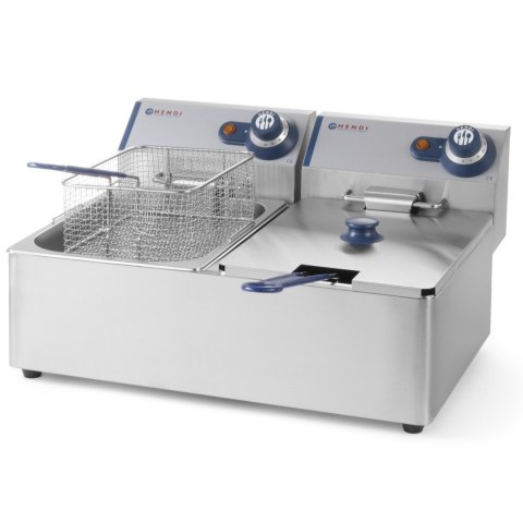 Frytownica frytkownica podwójna Blue Line 230V 2x3300W 2x6L Hendi