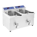 Frytownica frytkownica podwójna indukcyjna 7000W 230V Royal Catering 2x 10L Royal Catering
