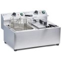 Frytownica gastronomiczna Mastercook 7kW 230V 2 x 8L - Hendi 207307 Hendi