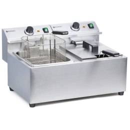 Frytownica gastronomiczna Mastercook 7kW 230V 2 x 8L - Hendi 207307 Hendi