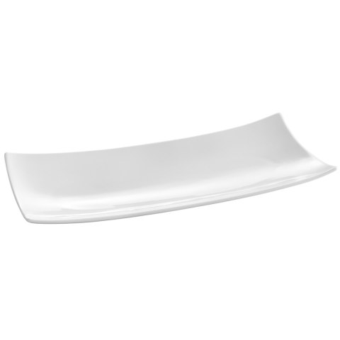 Półmisek dekoracyjny prostokątny taca BARKA 352x146mm biała porcelana - Hendi 785553 Hendi