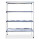 Regał magazynowy ażurowy do żywności szer. 128cm wys. 168.5cm - Hendi 812273 Hendi