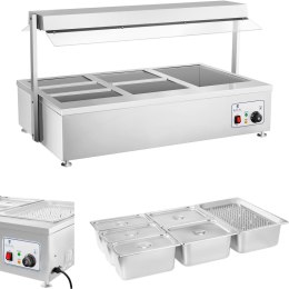 Suchy bemar podgrzewacz bez wody wolnostojący 6 x GN 150mm 55L Royal Catering Royal Catering