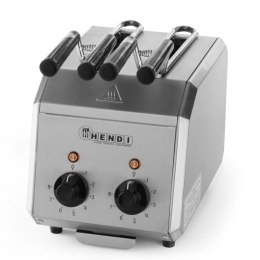 Toster kanapkowy z timerem podwójny 1200W- Hendi 261163 Hendi