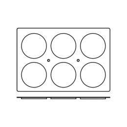 Foremki silikonowe nieprzywierające do pieczenia 6x DISC 600x400mm Hendi 676288 Hendi