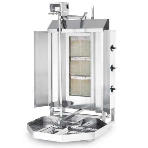 Opiekacz do kebaba gyrosa gazowy Profi Line 7200W Hendi 143087 Hendi