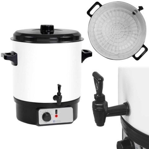 Podgrzewacz warnik do grzańca grzanego wina kawy z kranem 1800W 27L Royal Catering