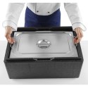 Pojemnik gastronomiczny GN 1/3 z chowanymi uchwytami 325x176x150mm 5.7L Hendi 817445 Hendi