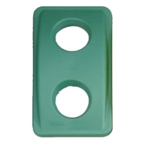 Pokrywa do pojemnika Rubbermaid SLIM JIM reg; zielona Rubbermaid
