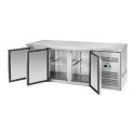 Stół chłodniczy 3-drzwiowy z blatem roboczym ze stali nierdzewnej od -2 do 8deg;C 339L Royal Catering