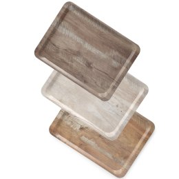 Taca tacka do serwowania z nadrukiem drewna dąb 370x530mm Hendi 508947 Hendi