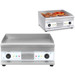 Grill płyta grillowa elektryczna gładka 300deg;C 60 cm 2 x 3200W Royal Catering