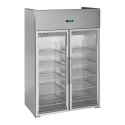 Lodówka chłodziarka szafa chłodnicza podwójna przeszklona od -2 do 8deg;C 948L Royal Catering