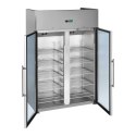 Lodówka chłodziarka szafa chłodnicza podwójna przeszklona od -2 do 8deg;C 948L Royal Catering