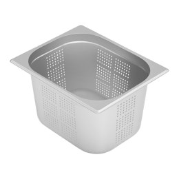 Naczynie gastronomiczne perforowane ze stali GN1/2 gł. 200 mm Royal Catering