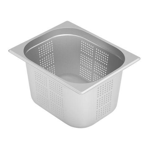 Naczynie gastronomiczne perforowane ze stali GN1/2 gł. 200 mm Royal Catering