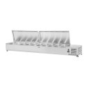 Nadstawa chłodnicza ze stalową pokrywą 10x GN1/4 200cm Royal Catering