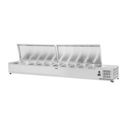 Nadstawa chłodnicza ze stalową pokrywą 10x GN1/4 200cm Royal Catering