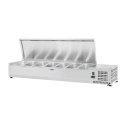 Nadstawa chłodnicza ze stalową pokrywą 7x GN1/3 161 cm Royal Catering