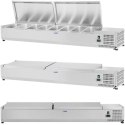 Nadstawa chłodnicza ze stalową pokrywą 8x GN1/3 180cm Royal Catering