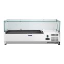 Nadstawa chłodnicza ze szklaną osłoną 3x GN1/3 i 1x GN1/2 120cm Royal Catering