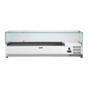 Nadstawa chłodnicza ze szklaną osłoną 5x GN1/3 i 1x GN1/2 150cm Royal Catering