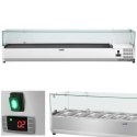 Nadstawa chłodnicza ze szklaną osłoną 9x GN1/3 200cm Royal Catering