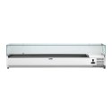 Nadstawa chłodnicza ze szklaną osłoną 9x GN1/4 180cm Royal Catering
