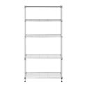 Regał magazynowy druciany ażurowy kolor szary 180x90x35cm do 150kg Royal Catering