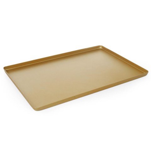Taca cukiernicza ekspozycyjna do ciasta 30x20cm - złota Hendi