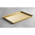 Taca cukiernicza ekspozycyjna do ciasta 30x20cm - złota Hendi