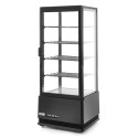 Witryna chłodnicza cukiernicza 4 półki 98L LED - czarna ARKTIC