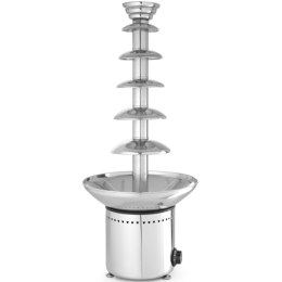 Fontanna do czekolady fondue 6 poziomów stalowa 300 W - Hendi 274163 Hendi