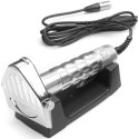 Nóż do kebaba gyrosa elektryczny z ostrzałką i stojakiem 230 V 80 W - Hendi 267264 Hendi