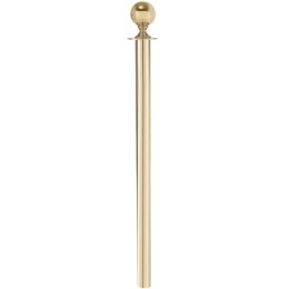 Słupek odgradzający stalowy złoty bez podstawy wys. 93cm - Hendi 810439 Hendi